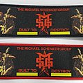 Michael Schenker Group - Patch - woven patch