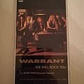 Warrant - Tape / Vinyl / CD / Recording etc - Warrant - We will rock you 3inch mini CD single