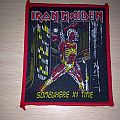 Iron Maiden - Patch - Iron Maiden - Somewhere In Time Official Woven Patch (With Red Borders)