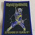 Iron Maiden - Patch - Iron Maiden - Somewhere On Tour 86/87 Patch