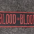 Blood For Blood - Patch - Blood For Blood Logo Patch