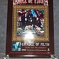 Cradle Of Filth - Other Collectable - Cradle Of Filth, Dusk And Her Embrace 1996 Promo Poster