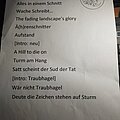 Horn - Other Collectable - Horn Official Setlist
