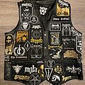Misþyrming - Battle Jacket - Misþyrming Gold Leather Vest