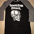 Demolition Hammer - TShirt or Longsleeve - Demolition Hammer  - Skull fracturing nightmare baseball Jersey 2017