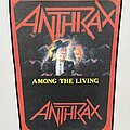 Anthrax - Patch - Anthrax - Among The Living backpatch