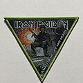 Iron Maiden - Patch - Iron Maiden - A Matter of Life and Death PTPP green border patch