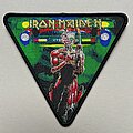 Iron Maiden - Patch - Iron Maiden - Somewhere On Tour triangle patch