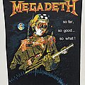 Megadeth - Patch - Megadeth - So Far So Good So What backpatch