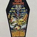 Iron Maiden - Patch - Iron Maiden - Powerslave coffin patch