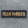 Iron Maiden - Patch - Iron Maiden - Golden logo strip patch