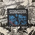 Holy Moses - Patch - vintage Holy Moses - Finished with the Dogs woven patch