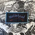 Motörhead - Patch - vintage Motörhead - Overkill woven strip patch (light blue border)