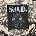 S.O.D. - Patch - vintage S.O.D. - Sgt. D woven patch