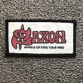 Saxon - Patch - Wheels of Steel Tour 1980