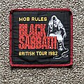 Black Sabbath - Patch - Black Sabbath Mob Rules British Tour 1982