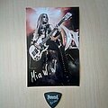 Nervosa - Other Collectable - Nervosa Mia Wallace Signed Photo Card And Pleck
