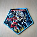 Iron Maiden - Patch - Iron Maiden The Number Of The Beast Official Woven Patch Blue Border