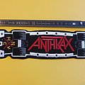 Anthrax - Patch - Anthrax Skateboard large (red)