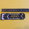 Anthrax - Patch - Anthrax Skateboard small (yellow)
