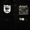 Assuck - Battle Jacket - Assuck Forever unfinished denim Jacket