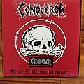 Conqueror - Patch - CONQUEROR logo patch & War Cult Supremacy LP