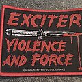 Exciter - Patch - exciter violence & force Patch