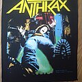 Anthrax - Patch - anthrax among the living 1989 back patch