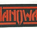 Manowar - Patch - Manowar patch logo red