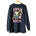 Napalm Death - TShirt or Longsleeve - Napalm Death 1991 Ram Skull In Gas Mask Longsleeve