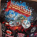 Judas Priest - Battle Jacket - Judas priest painkiller painted leather vest