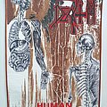 Death - Patch - Death Human brown border  1991