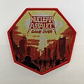 Nuclear Assault - Patch - NUCLEAR ASSAULT Game Over - Red Border Woven Patch