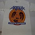 Anthrax - TShirt or Longsleeve - Anthrax state of euphoria white t shirt