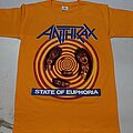 Anthrax - TShirt or Longsleeve - Anthrax state of euphoria yellow t shirt