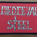 Medieval Steel - Patch - Medieval Steel red logo patch