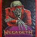 Megadeth - Patch - Megadeth Peace Sells Red Border Patch