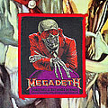 Megadeth - Patch - Megadeth Peace Sells Red Border Patch