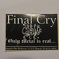 Final Cry - Other Collectable - Final Cry - Sticker