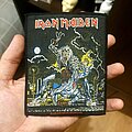 Iron Maiden - Patch - Iron Maiden - Hooks in You / No Prayer On The Road 1990 - Woven Patch