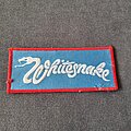 Whitesnake - Patch - Whitesnake logo patch (blue & red)