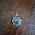 Saxon - Pin / Badge - Saxon Strong Arm of the Law pin