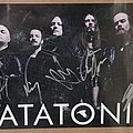 Katatonia - Other Collectable - Katatonia signed card City Burials 2020
