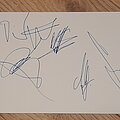 Katatonia - Other Collectable - Katatonia - classic lineup signatures