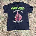 Overkill - TShirt or Longsleeve - Overkill "Fuck You" Tshirt