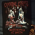 Cannibal Corpse - Patch - Cannibal Corpse - Butchered at Birth Backpatch USED