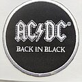 AC/DC - Patch - AC/DC - Back In Black - embroidered patch