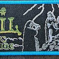 Evil - Patch - Evil evils message blue border patch