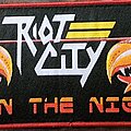 Riot City - Patch - Riot city burn the night official red border patch