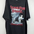Demolition Hammer - TShirt or Longsleeve - Signed Demolition Hammer - 1992 Epidemic Of Violence  European Tour Shirt